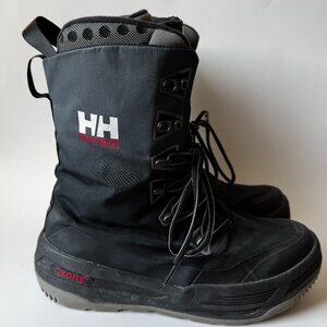 Mens Bivy IceFX T-Max Heat Waterproof Winter Boots - Black/Grey Size 8
